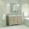 James Martin Vanities 48'' Single Vanity, Whitewashed Oak w/ 3 CM Victorian Silver Quartz Top 424-V48-WWO-3VSL - alternate 4